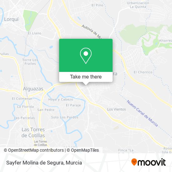 Sayfer Molina de Segura map