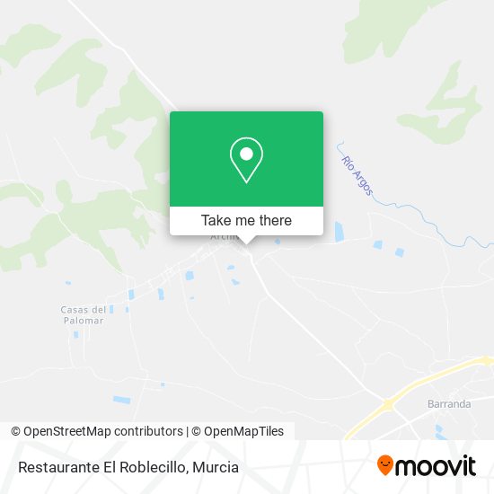 Restaurante El Roblecillo map