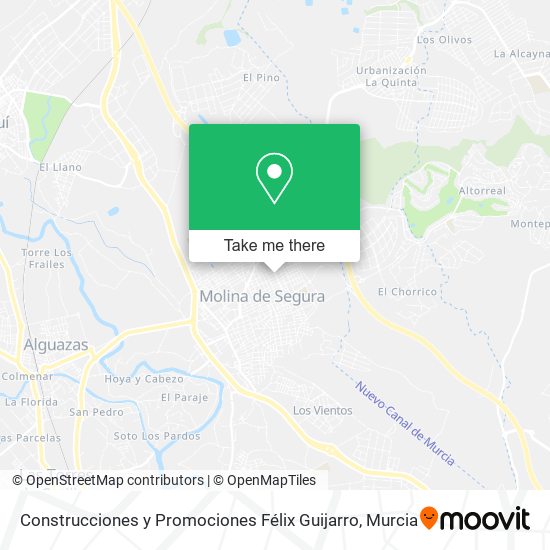 Construcciones y Promociones Félix Guijarro map