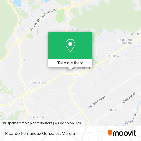 mapa Ricardo Fernández Gonzalez