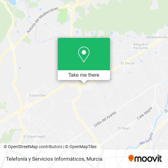 Telefonía y Servicios Informáticos map