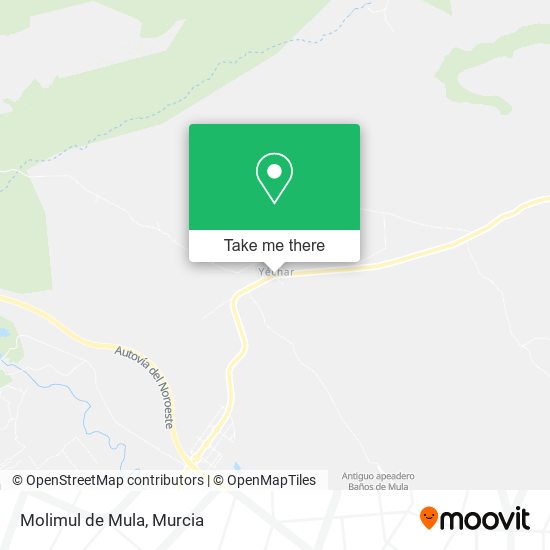 mapa Molimul de Mula