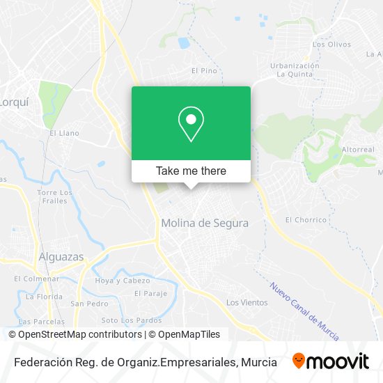Federación Reg. de Organiz.Empresariales map