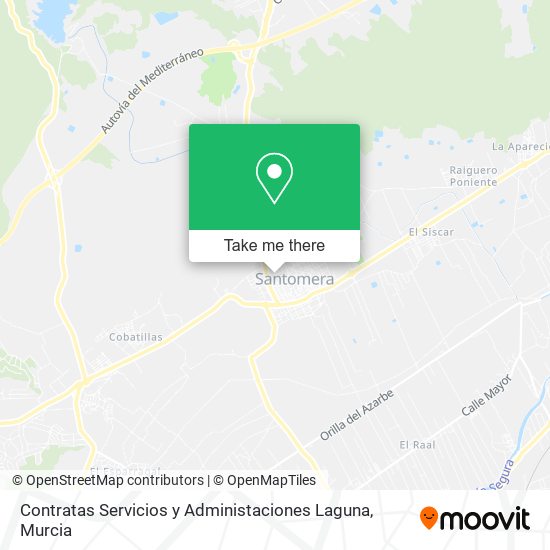 Contratas Servicios y Administaciones Laguna map