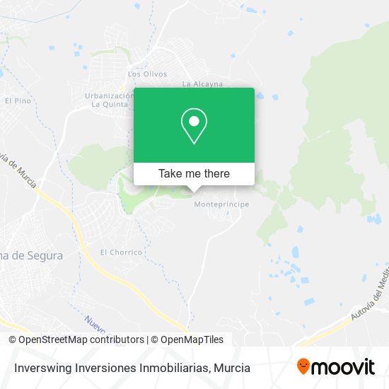 Inverswing Inversiones Inmobiliarias map