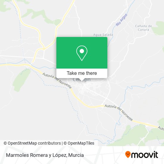 Marmoles Romera y López map