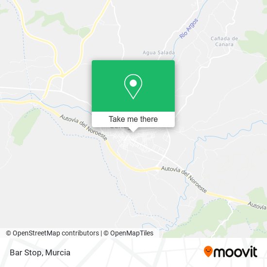 Bar Stop map