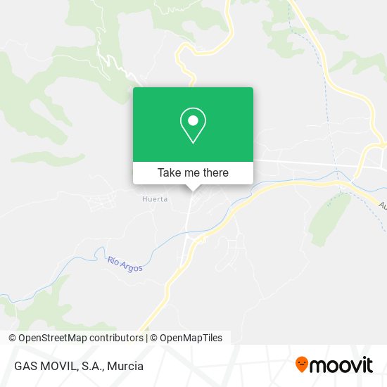 GAS MOVIL, S.A. map