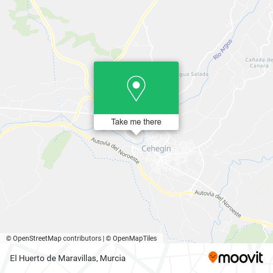 El Huerto de Maravillas map