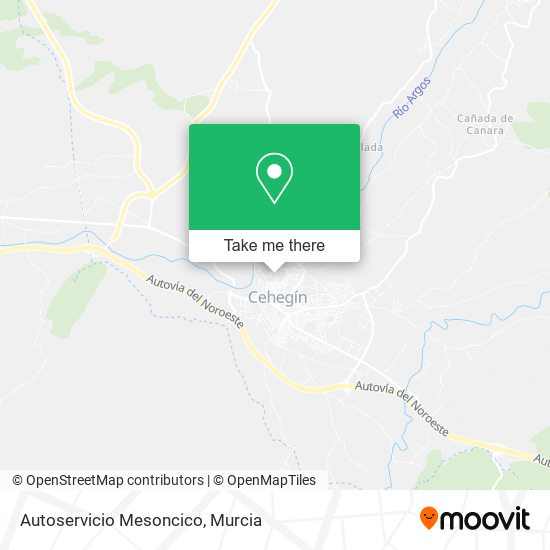 Autoservicio Mesoncico map