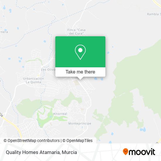 mapa Quality Homes Atamaria