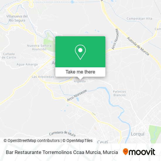 Bar Restaurante Torremolinos Ccaa Murcia map