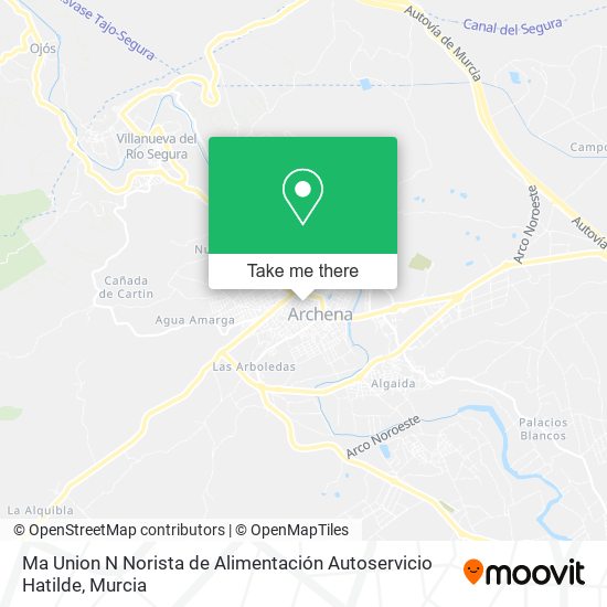 Ma Union N Norista de Alimentación Autoservicio Hatilde map