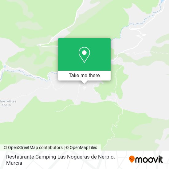 Restaurante Camping Las Nogueras de Nerpio map