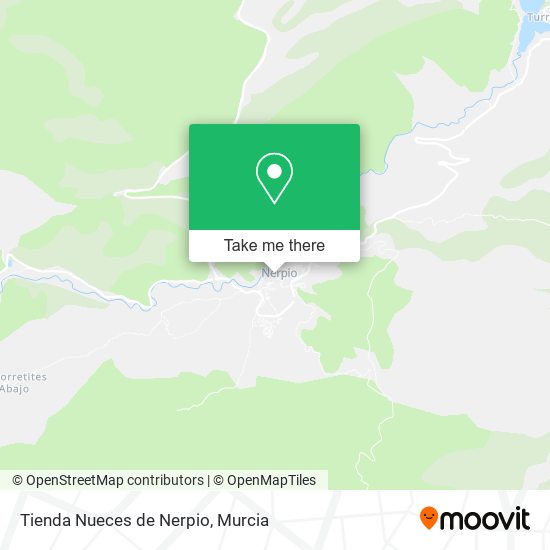 Tienda Nueces de Nerpio map