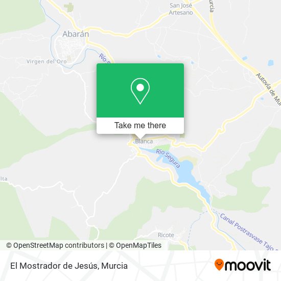 El Mostrador de Jesús map