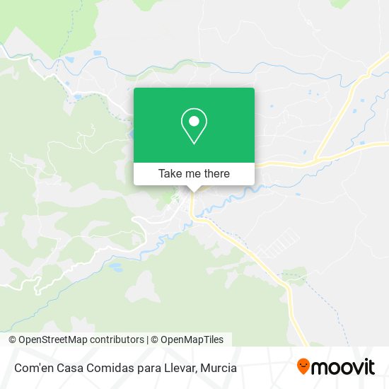 Com'en Casa Comidas para Llevar map