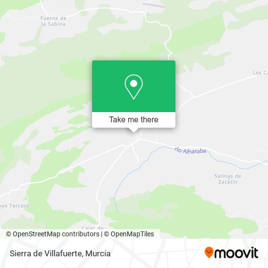 mapa Sierra de Villafuerte