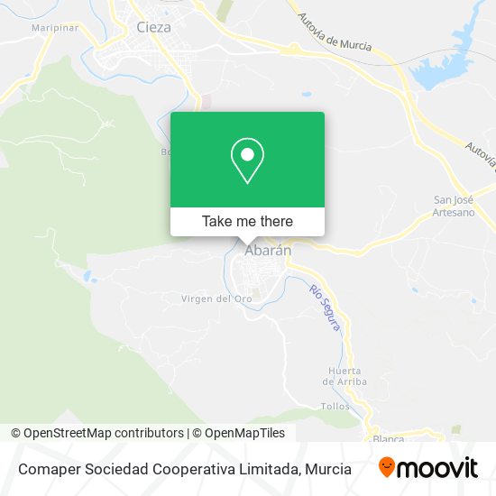 Comaper Sociedad Cooperativa Limitada map