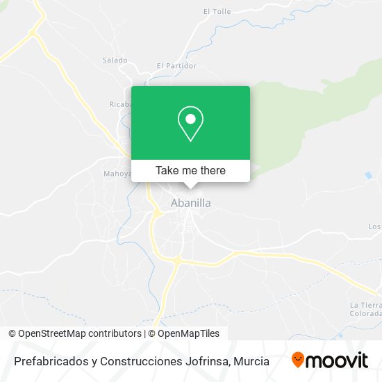 Prefabricados y Construcciones Jofrinsa map