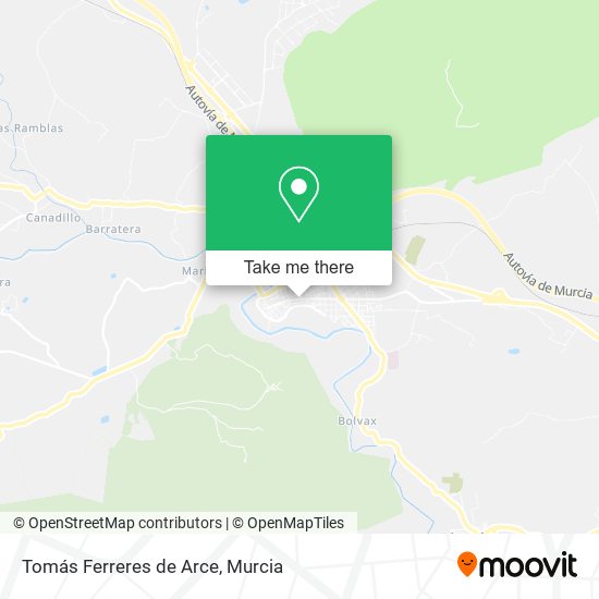 Tomás Ferreres de Arce map