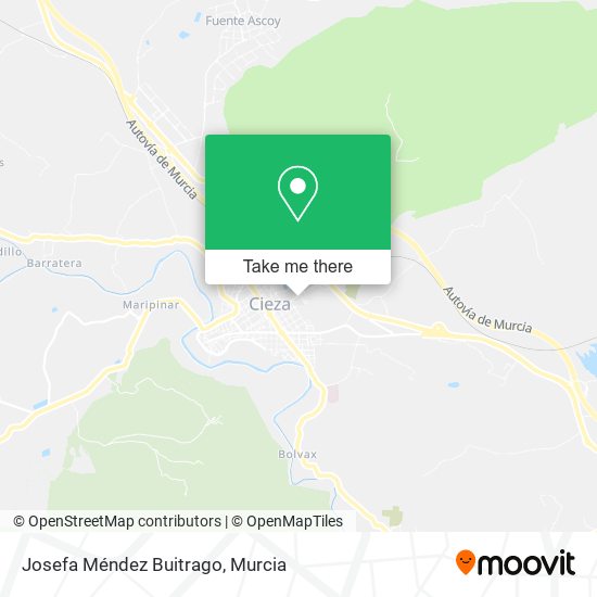 mapa Josefa Méndez Buitrago