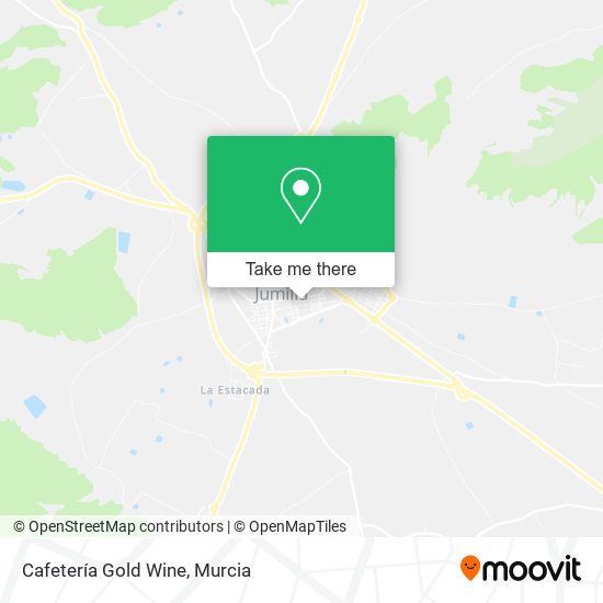 Cafetería Gold Wine map