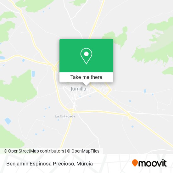 Benjamín Espinosa Precioso map