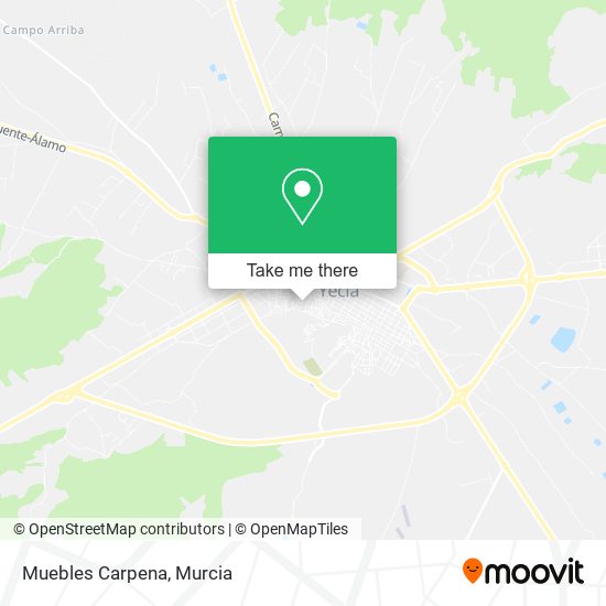 Muebles Carpena map