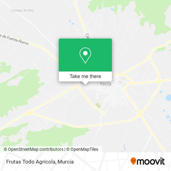Frutas Todo Agrícola map