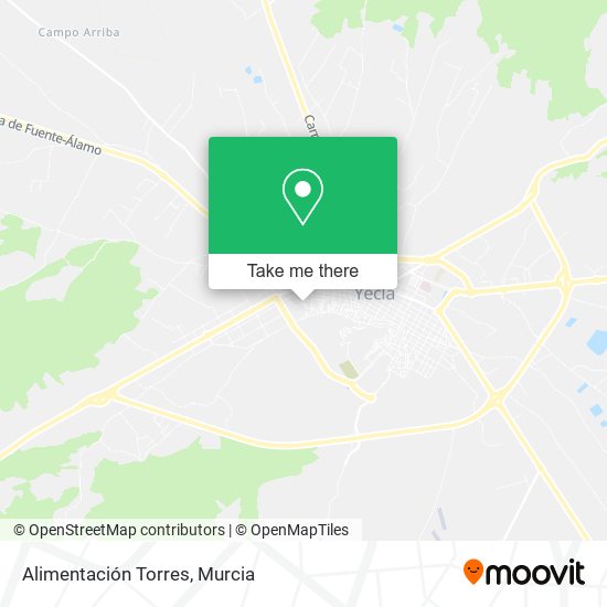 Alimentación Torres map