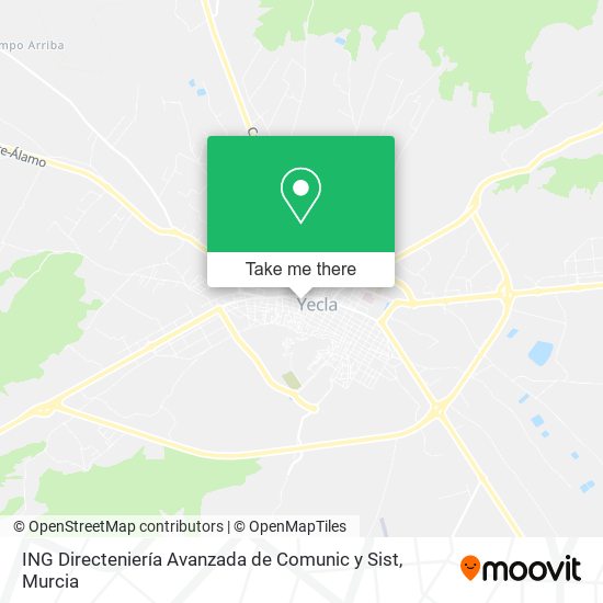 ING Directeniería Avanzada de Comunic y Sist map