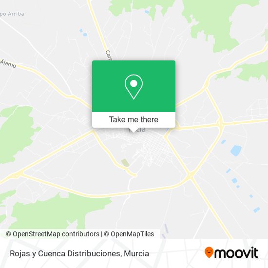 Rojas y Cuenca Distribuciones map