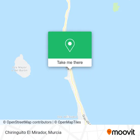 Chiringuito El Mirador map