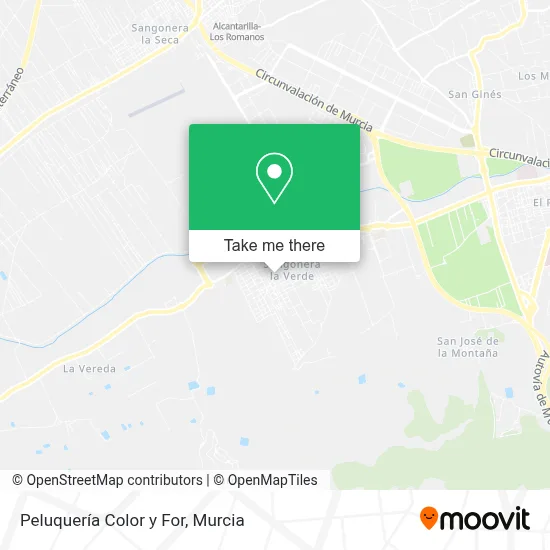 Peluquería Color y For map