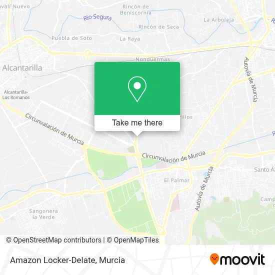 Amazon Locker-Delate map