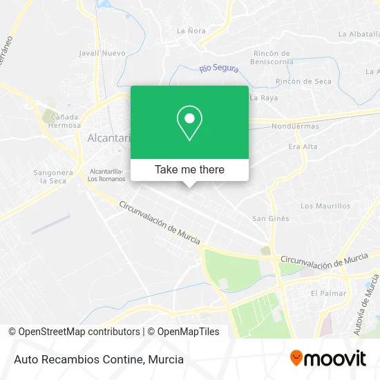 Auto Recambios Contine map