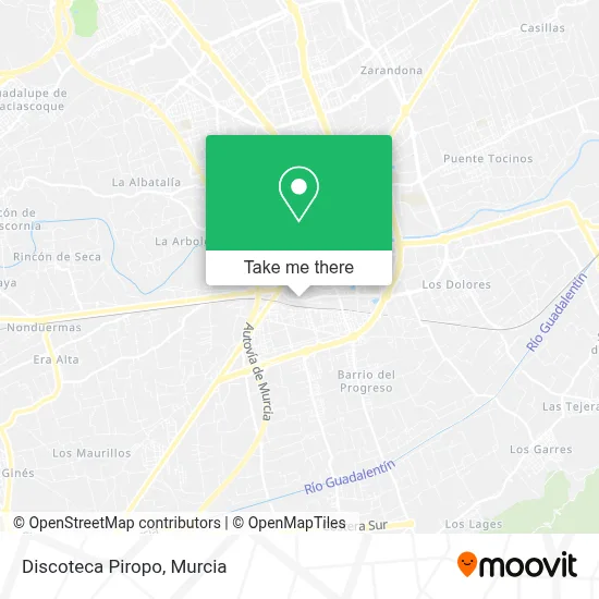 Discoteca Piropo map