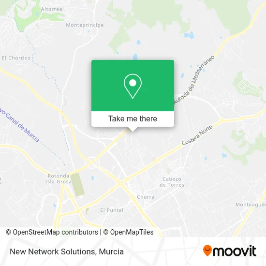 New Network Solutions map
