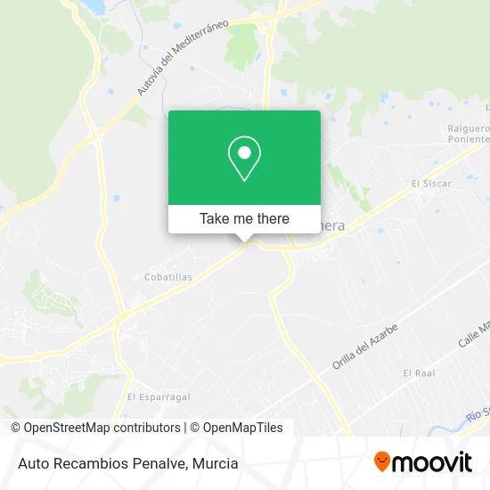 Auto Recambios Penalve map