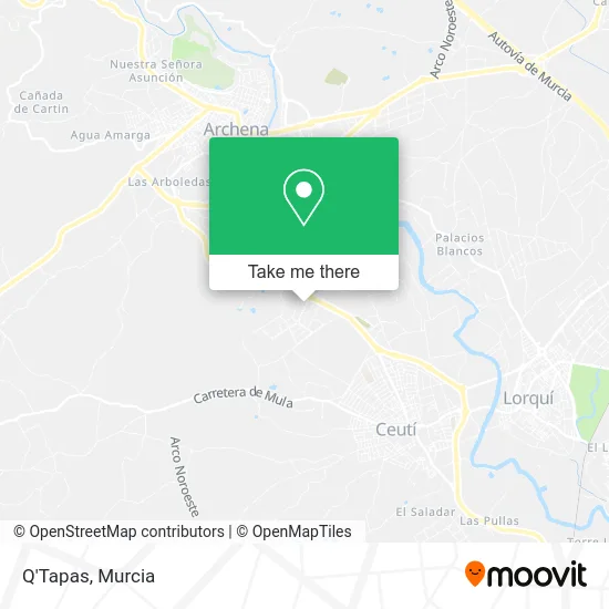 Q'Tapas map