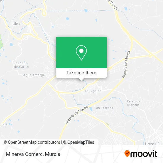 Minerva Comerc map