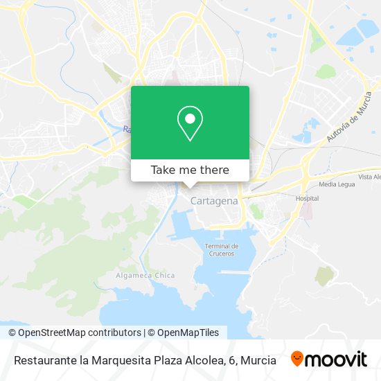 Restaurante la Marquesita Plaza Alcolea, 6 map