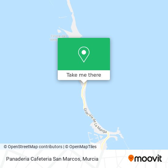 mapa Panaderia Cafeteria San Marcos