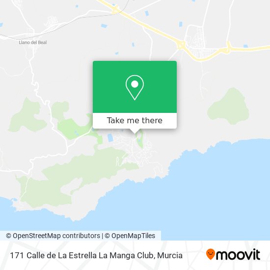 171 Calle de La Estrella La Manga Club map