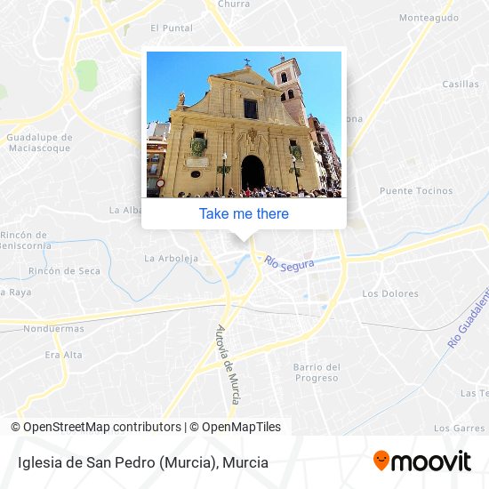Iglesia de San Pedro (Murcia) map