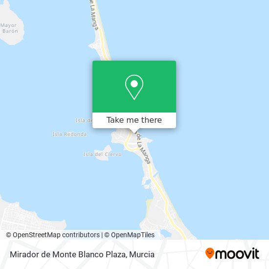 Mirador de Monte Blanco Plaza map