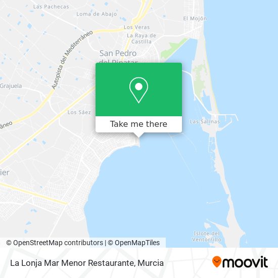 La Lonja Mar Menor Restaurante map