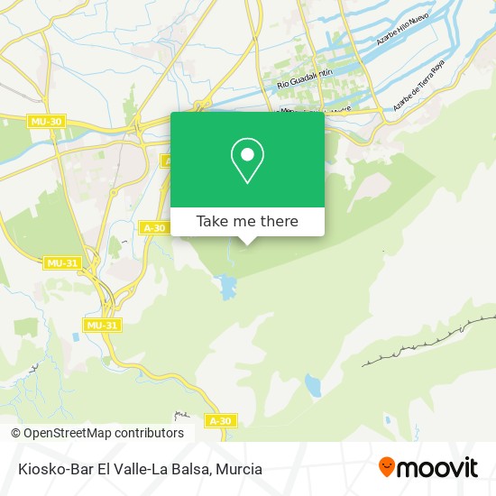 Kiosko-Bar El Valle-La Balsa map
