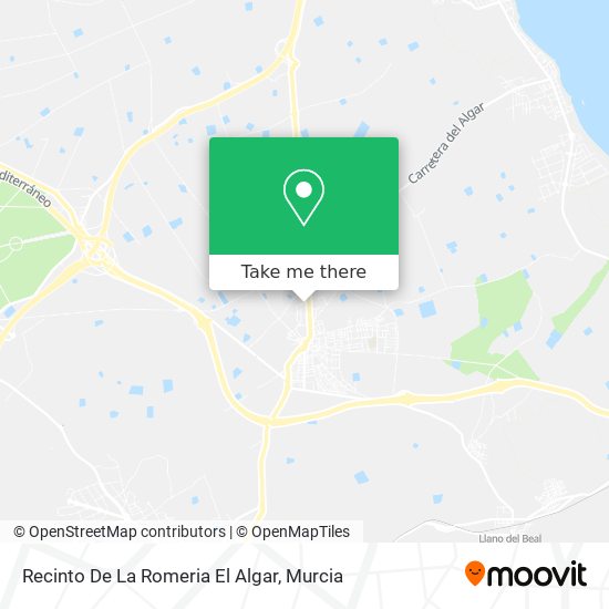 Recinto De La Romeria El Algar map